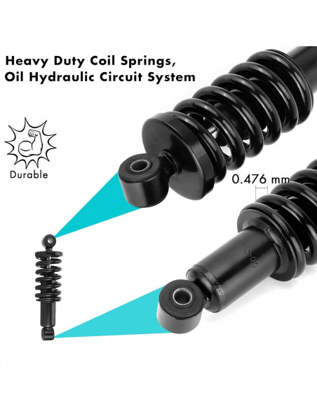 Amortiguador trasero 10L0L para carrito de golf Yamaha G29/G14/G16/G19/G20/G22