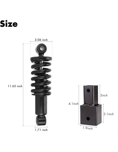 Amortiguador trasero 10L0L para carrito de golf Yamaha G29/G14/G16/G19/G20/G22
