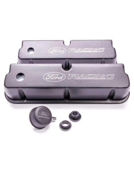 Cubiertas de Válvula de Aluminio Ford Racing M-6582-LE302BK