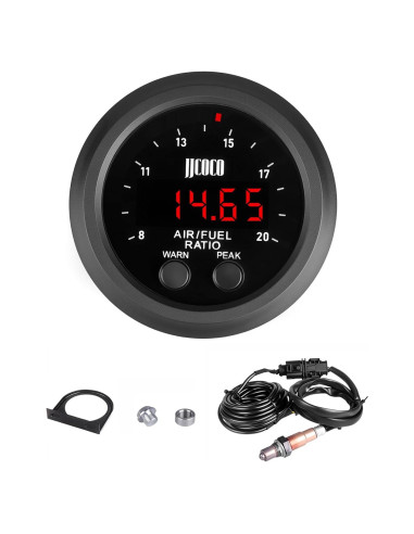 Medidor de Relación Aire/Combustible AFR LSU 4.9 52mm LED