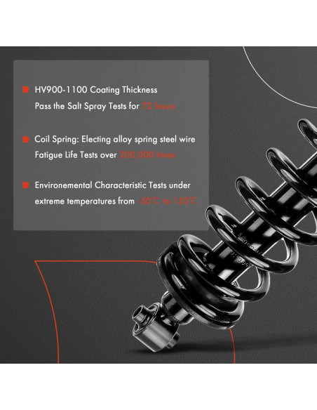 Amortiguador Trasero y Resorte A-Premium para Lexus IS250/IS350