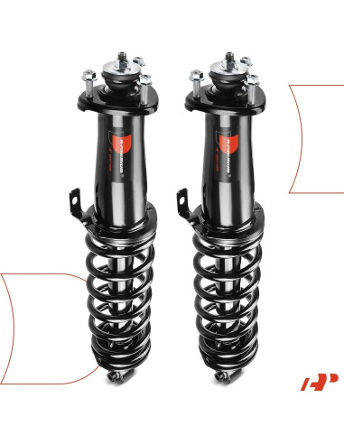 Amortiguador Trasero y Resorte A-Premium para Lexus IS250/IS350