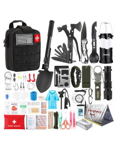 Kit de Supervivencia Uhoolly 252 Piezas para Emergencias