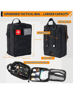 Kit de Supervivencia Uhoolly 252 Piezas para Emergencias 2