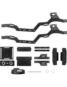 Chasis de Fibra de Carbono INJORA Universal LCG 1/24 para SCX24 2