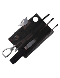 Tarjeta Multifuncional 12 en 1 Galepromot EDC Negra