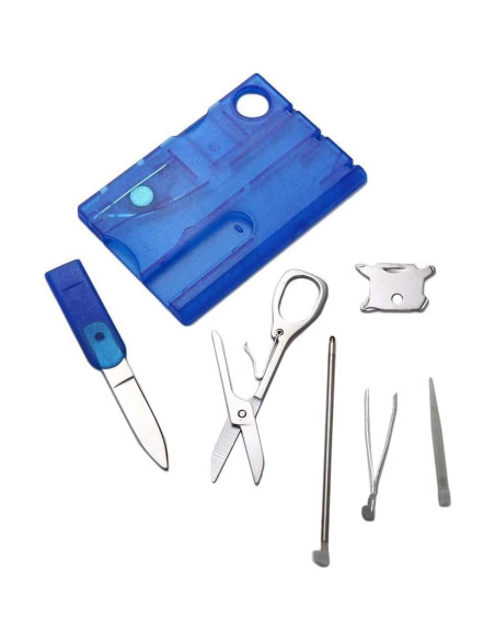 Tarjeta Multifuncional 12 en 1 Galepromot EDC Negra