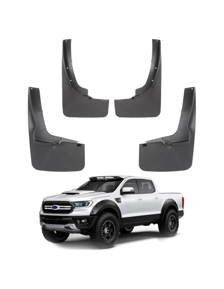 Guardabarros Delanteros y Traseros GONMOT para Ford Ranger 2019-2023