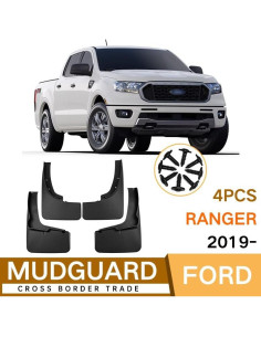 Guardabarros Delanteros y Traseros GONMOT para Ford Ranger 2019-2023 2