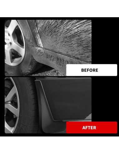 Guardabarros Delanteros y Traseros GONMOT para Ford Ranger 2019-2023