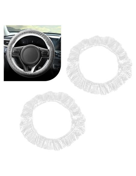 100 Cubiertas Desechables de Volante Titgoes 40 cm Elásticas