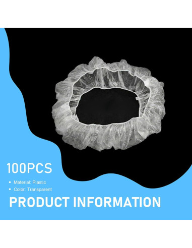 100 Cubiertas Desechables de Volante Titgoes 40 cm Elásticas