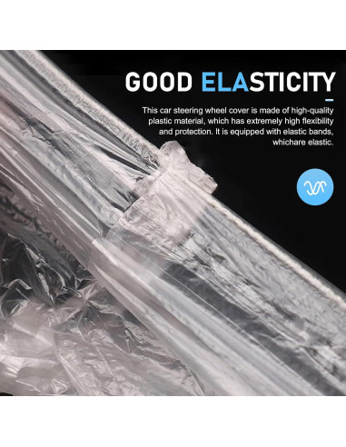 100 Cubiertas Desechables de Volante Titgoes 40 cm Elásticas