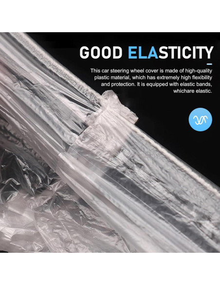 100 Cubiertas Desechables de Volante Titgoes 40 cm Elásticas