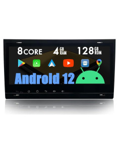 Estéreo de Coche Android 12 AUXOAUDIOTEK 8.8" GPS CarPlay