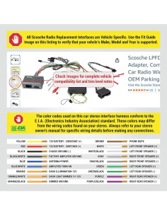 Adaptador de Interfaz Scosche LPFD15 para Estéreo Ford 2012-2019 2