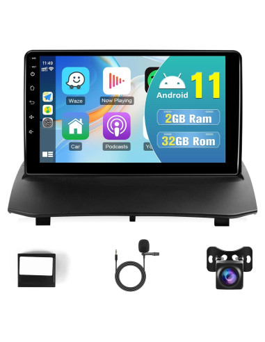 Estéreo de Coche Leadfan para Ford Fiesta 2009-2014, Pantalla 9"