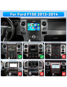 Radio Estéreo para Ford F150 2013-2014 Roinvou 9" Carplay 2