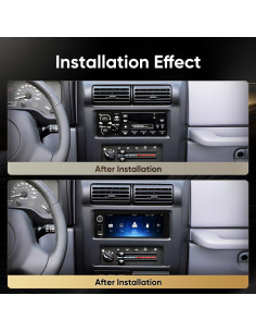 Estéreo de Coche AINAVIGO 6.36" Una DIN CarPlay Android Auto 2