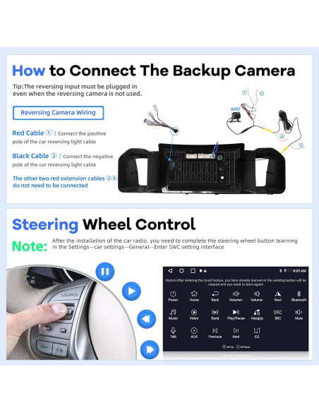 Radio Android EKAT 2+64GB para Toyota Corolla EX 2007-2012