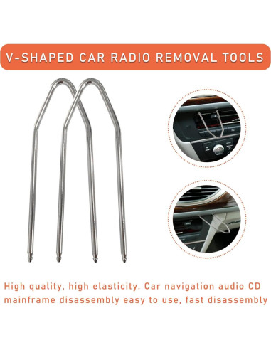 Kit de Herramientas de Extracción de Radio Dickno 2 PCS