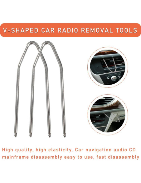 Kit de Herramientas de Extracción de Radio Dickno 2 PCS