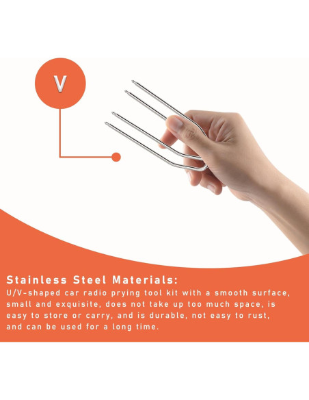 Kit de Herramientas de Extracción de Radio Dickno 2 PCS