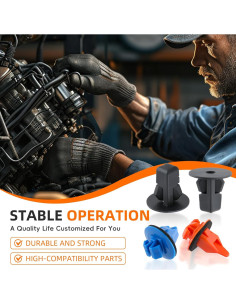 Kit 120 Clips de Guardabarros GoaMotors + Herramienta Toyota 2