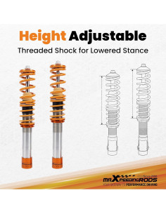 Coilovers ajustables maXpeedingrods para BMW 5 E39 1995-2003 2