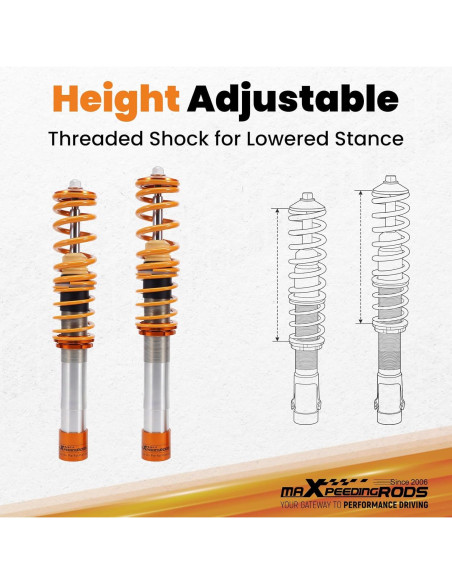 Coilovers ajustables maXpeedingrods para BMW 5 E39 1995-2003