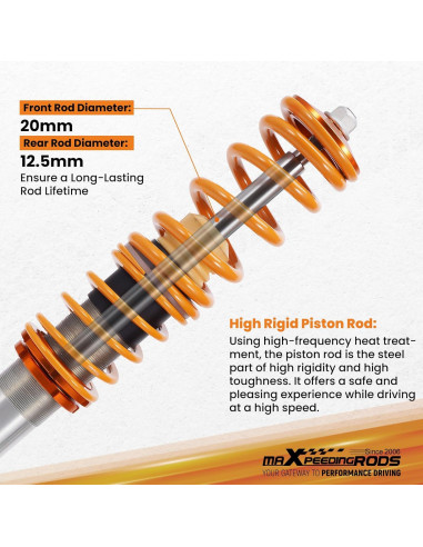 Coilovers ajustables maXpeedingrods para BMW 5 E39 1995-2003