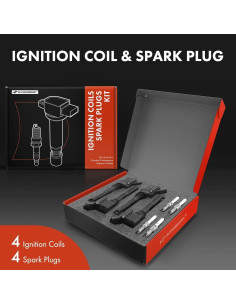 Conjunto A-Premium 4 Bobinas y Bujías Iridio Volkswagen Audi 2