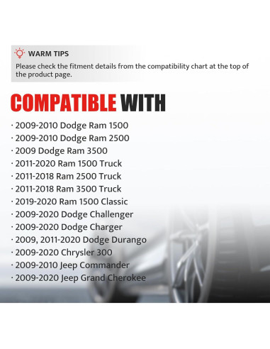 Juego de 8 Bobinas de Encendido y Bujías NPAUTO 5.7L Hemi 2009-2020