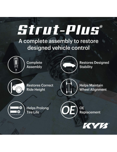 Amortiguador Completo KYB SR4168 para Vehículo Derecho