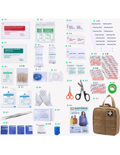 Kit de Primeros Auxilios Carlebben Molle 180 Piezas Beige 2