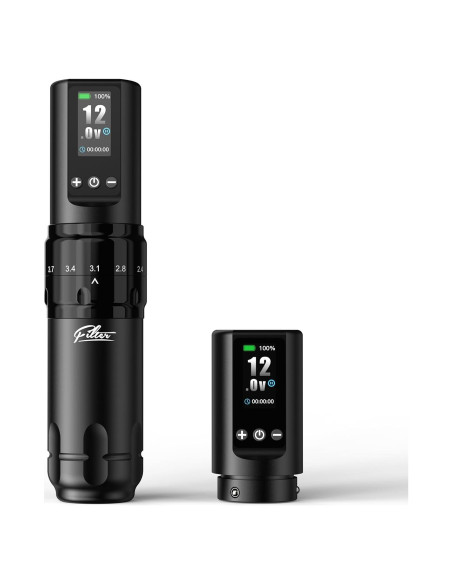 Máquina de Tatuaje Filter X30 7 Golpes 2.0-4.0mm Inalámbrica