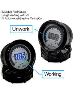 Medidor Digital Relación Aire/Combustible 52mm ARTILAURA 2