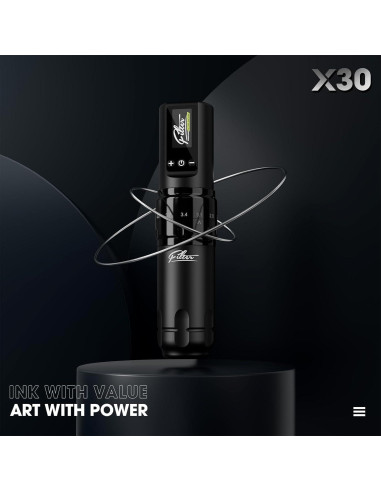 Máquina de Tatuaje Filter X30 7 Golpes 2.0-4.0mm Inalámbrica