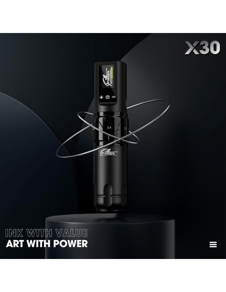 Máquina de Tatuaje Filter X30 7 Golpes 2.0-4.0mm Inalámbrica