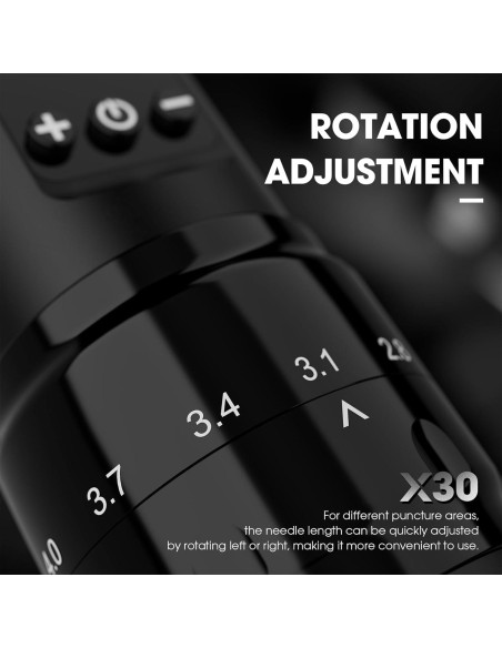 Máquina de Tatuaje Filter X30 7 Golpes 2.0-4.0mm Inalámbrica