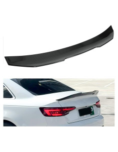 Alerón Trasero BEOC Estilo Carbono para Audi A4/S4 B9 2017-2024