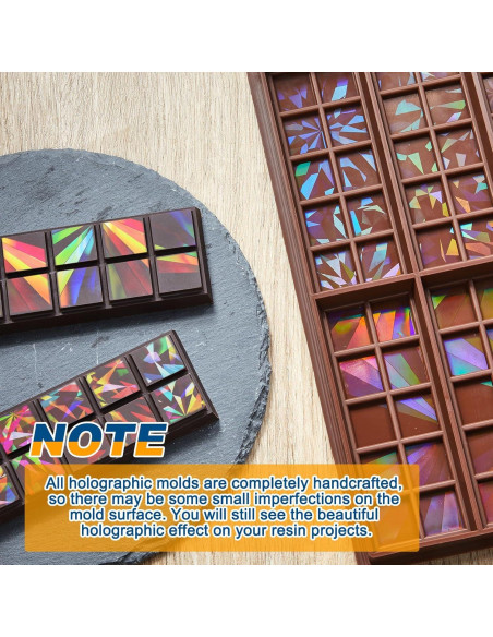Moldes de Chocolate Holográficos Silicona Ziliny 25x17 cm