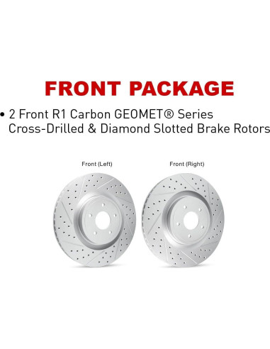 Discos de Freno Delanteros R1 Concepts WBPN1-59010 para Acura y Honda