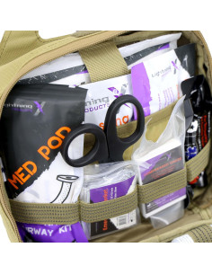 Kit IFAK Táctico Lightning X con Montaje para Reposacabezas 2