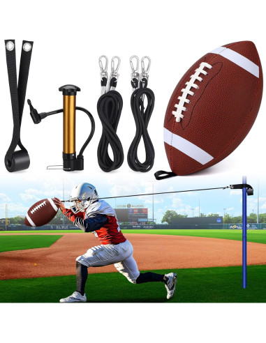 Entrenador de Lanzamiento de Fútbol TOBWOLF Tamaño 6 para Jóvenes