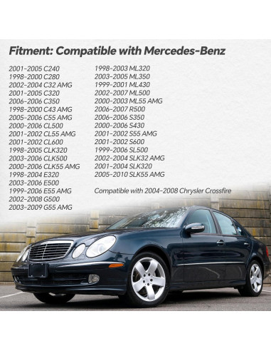 Sensor de flujo de aire MAF AdvanEX HX-25008-2 compatible Mercedes-Benz