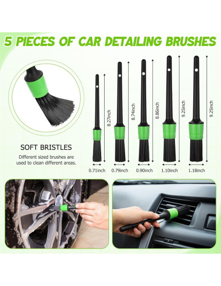 Kit de Limpieza de Auto 16 Pcs Wovnet - Cepillos y Accesorios