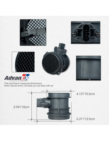 Sensor de flujo de aire MAF AdvanEX HX-25008-2 compatible Mercedes-Benz