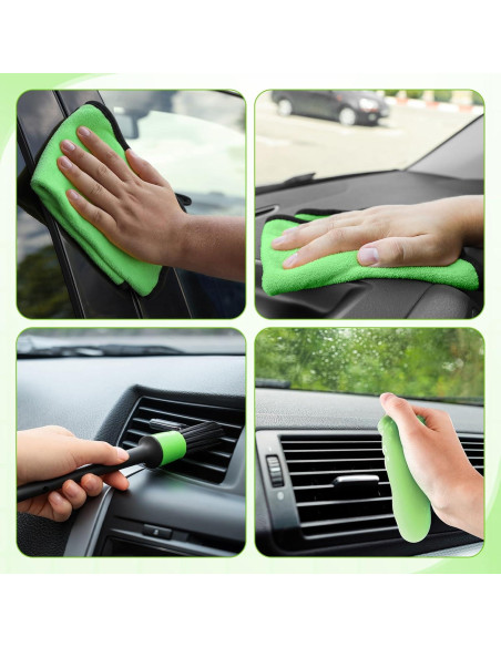 Kit de Limpieza de Auto 16 Pcs Wovnet - Cepillos y Accesorios