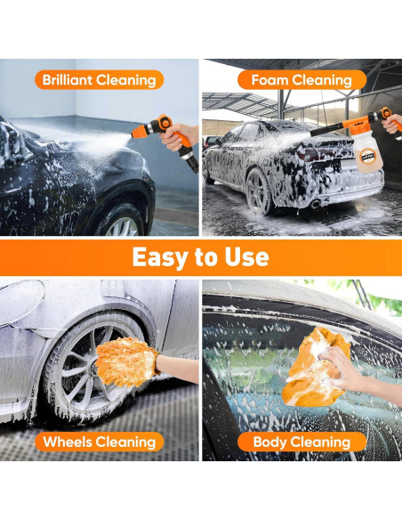 Pistola de Espuma MYPIN 16 en 1 para Lavado de Autos y Jardín